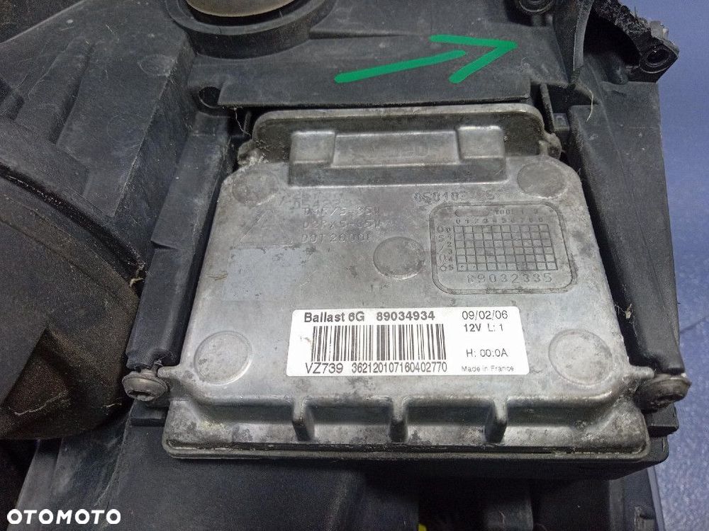 OPEL VECTRA C LIFT 05- REFLEKTOR LEWY XENON EU 13170924 - 8