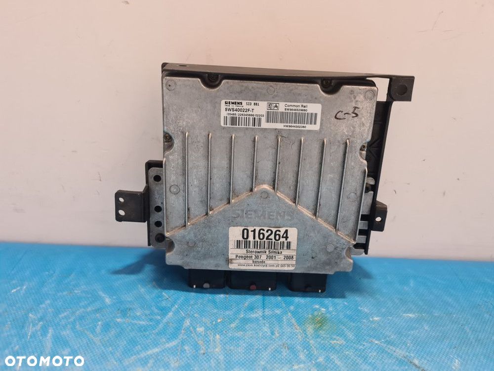 STEROWNIK SILNIKA 5WS40022F-T PEUGEOT 307 2.0 HDI - 1