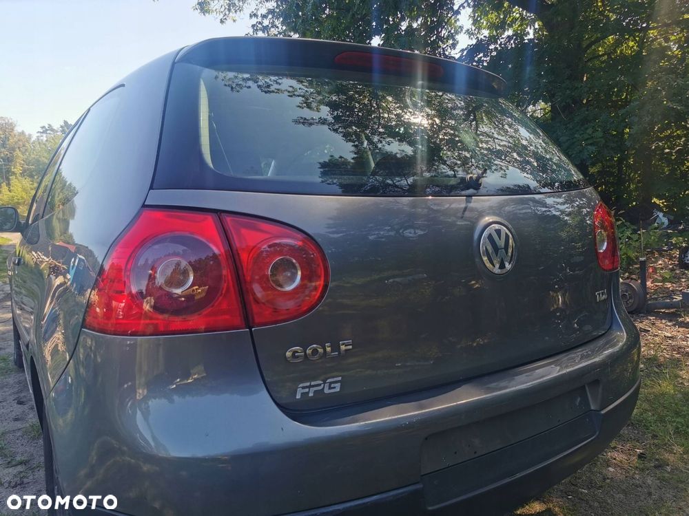 volkswagen golf v la7t tylna klapa pokrywa bagażnika - 7