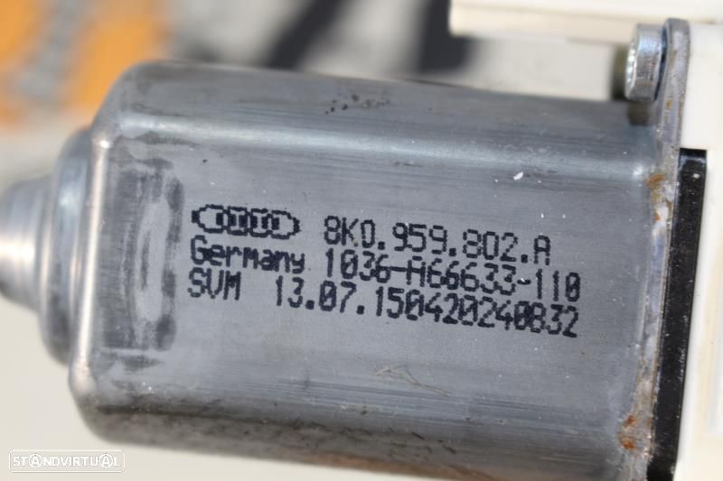 Elevador De Vidro Trás Esquerdo Audi A5 Sportback (8Ta)  8T8839461c / - 9