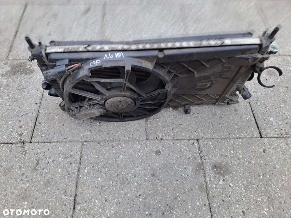 Volvo C30 1.6D komplet chłodnic plus wentylator - 5