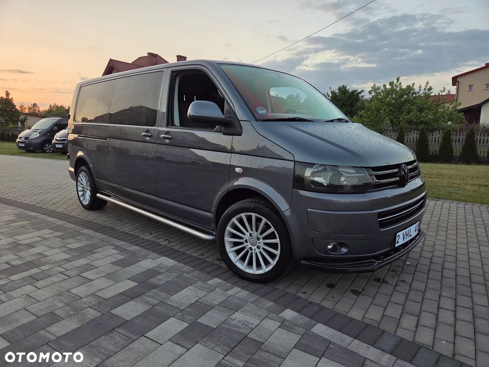 Volkswagen T5 FACE LIFT 2.0TDI 140KM LONG KLIMA FULL OPCJA LONG ORYGINAŁ ZADBANY DUBEL KABINA - 3