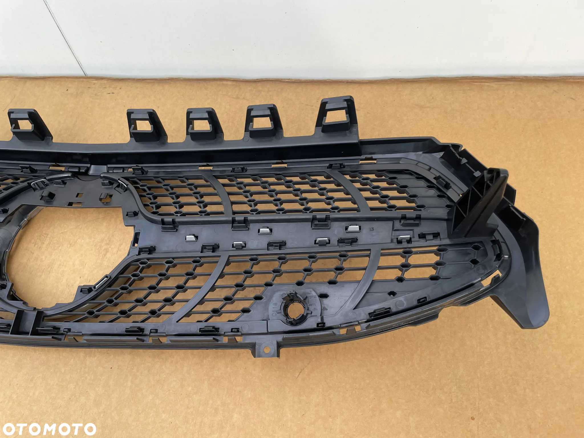 MERCEDES CLA W118 188 AMG DIAMOND CZARNE DIAMENTY GRILL ATRAPA PRZEDNIEGO ZDERZAKA ORYGINALNA ŁADNA PDC A1188880000 - 7