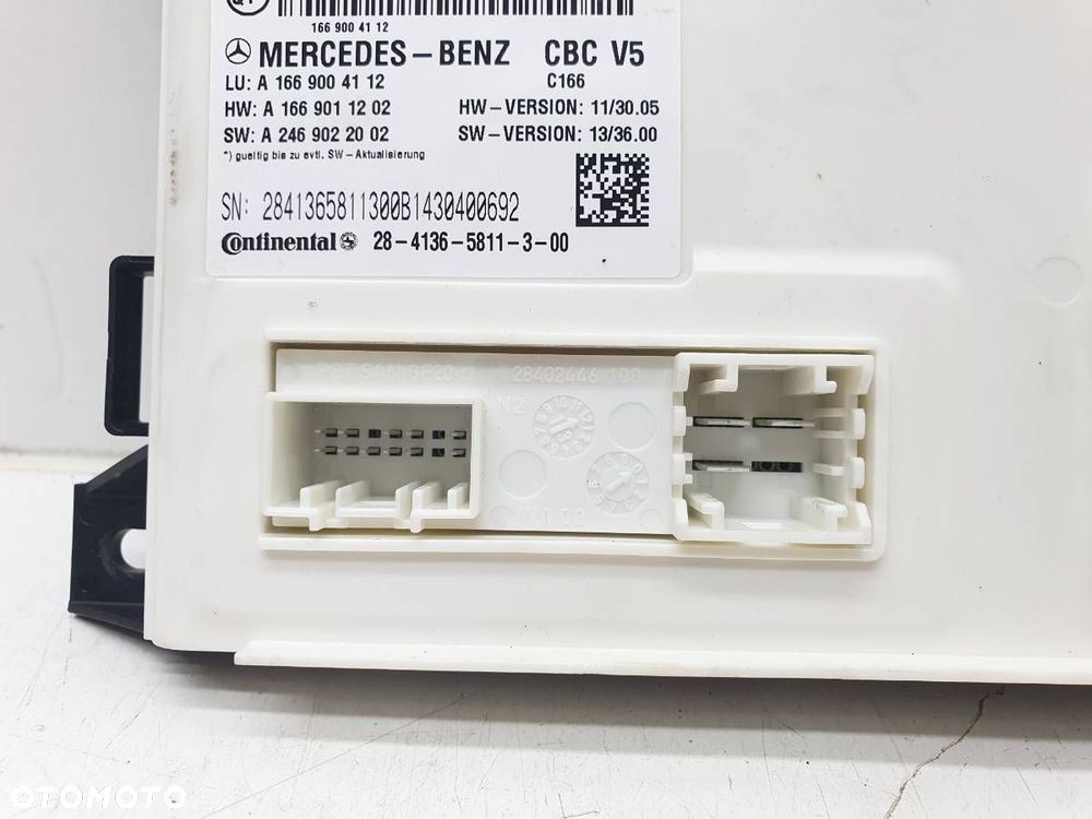 MODUŁ CBC V5 A1669004112 MERCEDES ML W166 - 5
