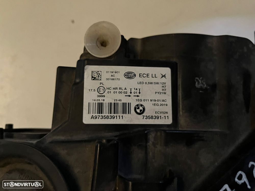 Bmw 1 F20 F21 FAROL RESTYLE ESQUERDO - FF792 - 5