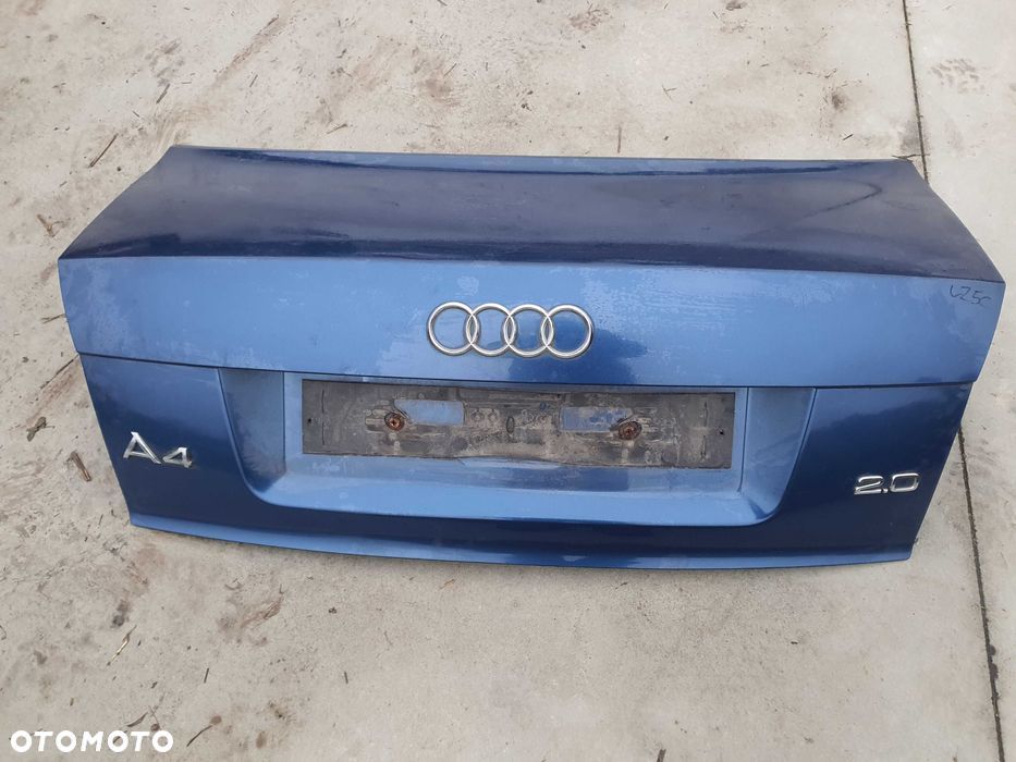 Audi A4 B6 klapa tył sedan kolor LZ5C