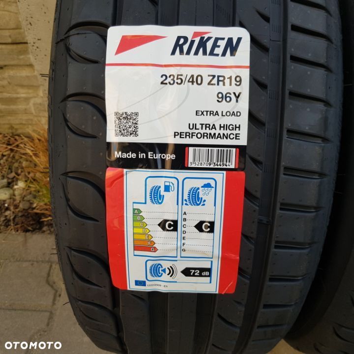 4x 235/40R19 Riken UHP Ultra High Performance Nowy komplet opon letnich Poznań - 2