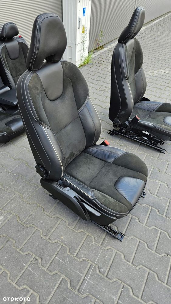 fotele fotel kanapa tył komplet półskóra volvo v40 ii rdesign r-design - 5