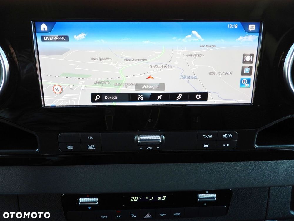 Mercedes-Benz SPRINTER 319 PLANDEKA 12 PALET TEMPOMAT NAWIGACJA PNEUMATYKA AUTOMAT HI-MATIC KLIMATYZACJA  190KM - 37
