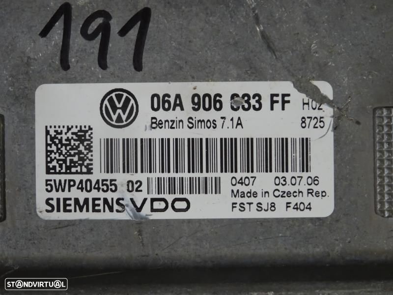 Centralina De Motor Seat Leon (1P1)  06A906033ff / 5Wp4045502 / 06A 90 - 2