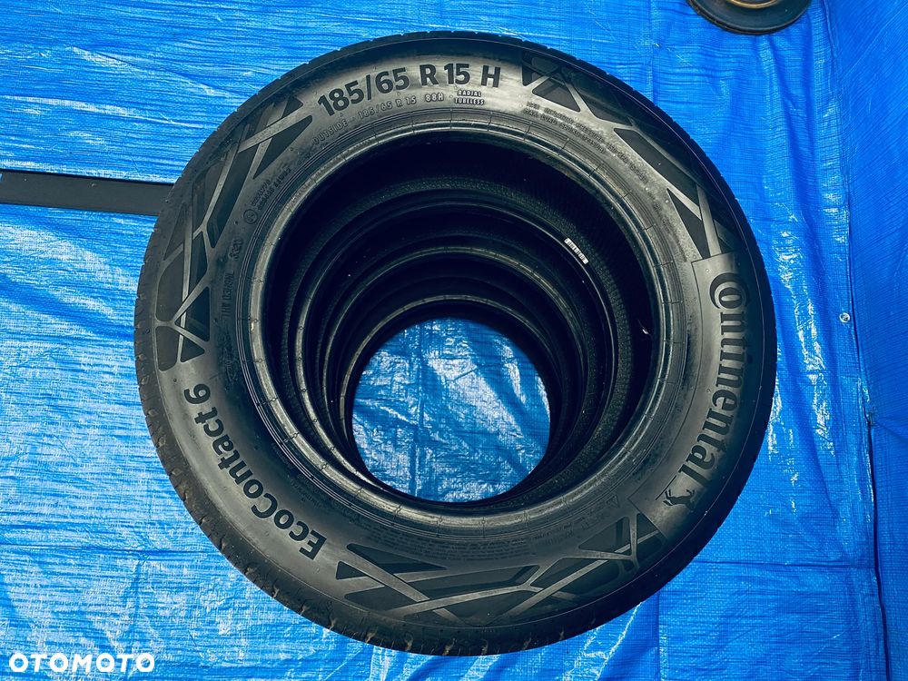 OPONA 15 OPONY LETNIE LATO KOMPLET OPON 4SZT CONTINENTAL ECOCONTACT 6  185/65R15 88H  BIEŻNIK 6,0mm  ROCZNIK 2020 - 7