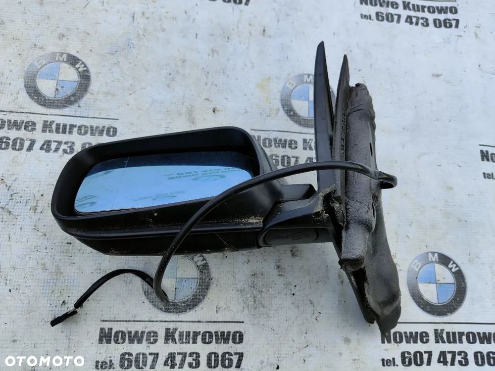 BMW E46 Lusterko lewe czarne 5 pinów Europa - 3