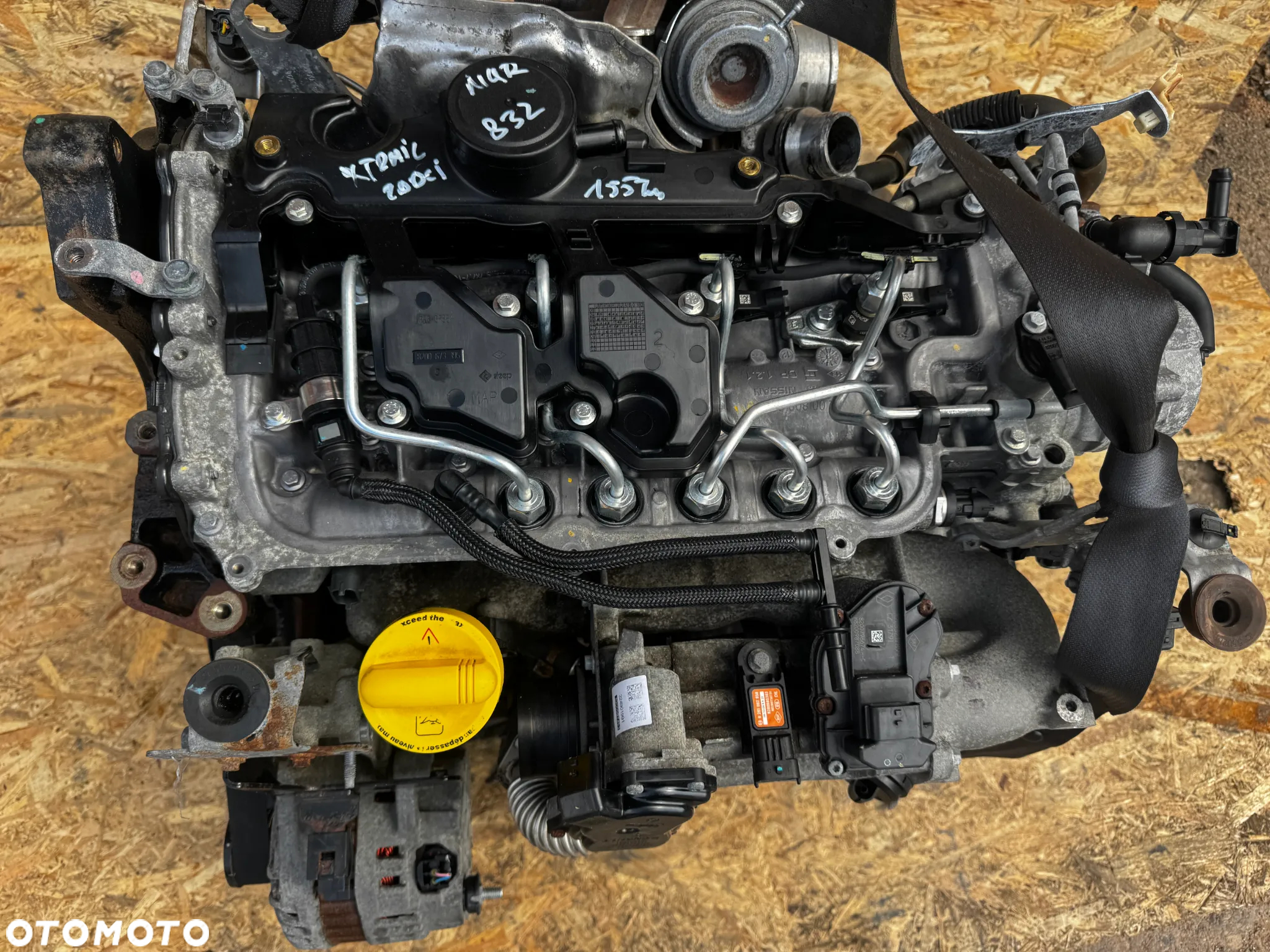 silnik m9r 832 m9r832 2.0 dci nissan x-trail kompletny 155 tys km - 3