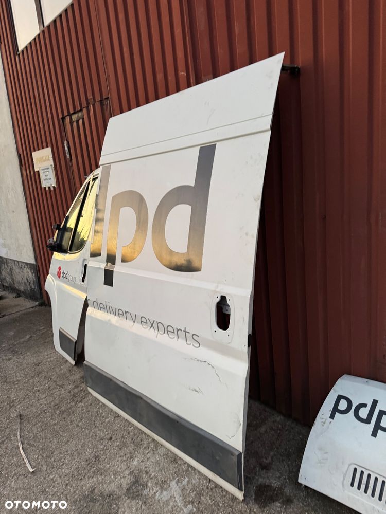 Fiat ducato 3   Przesuwne boczne maska  biała białe 06-14 drzwi prawe lewe boczne tylne ducato - 4