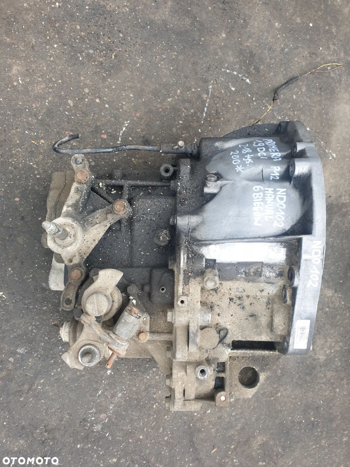 SKRZYNIA BIEGÓW ND0102 MANUALNA 6-BIEGOWA NISSAN PRIMERA P12 1.9 DCI - 1