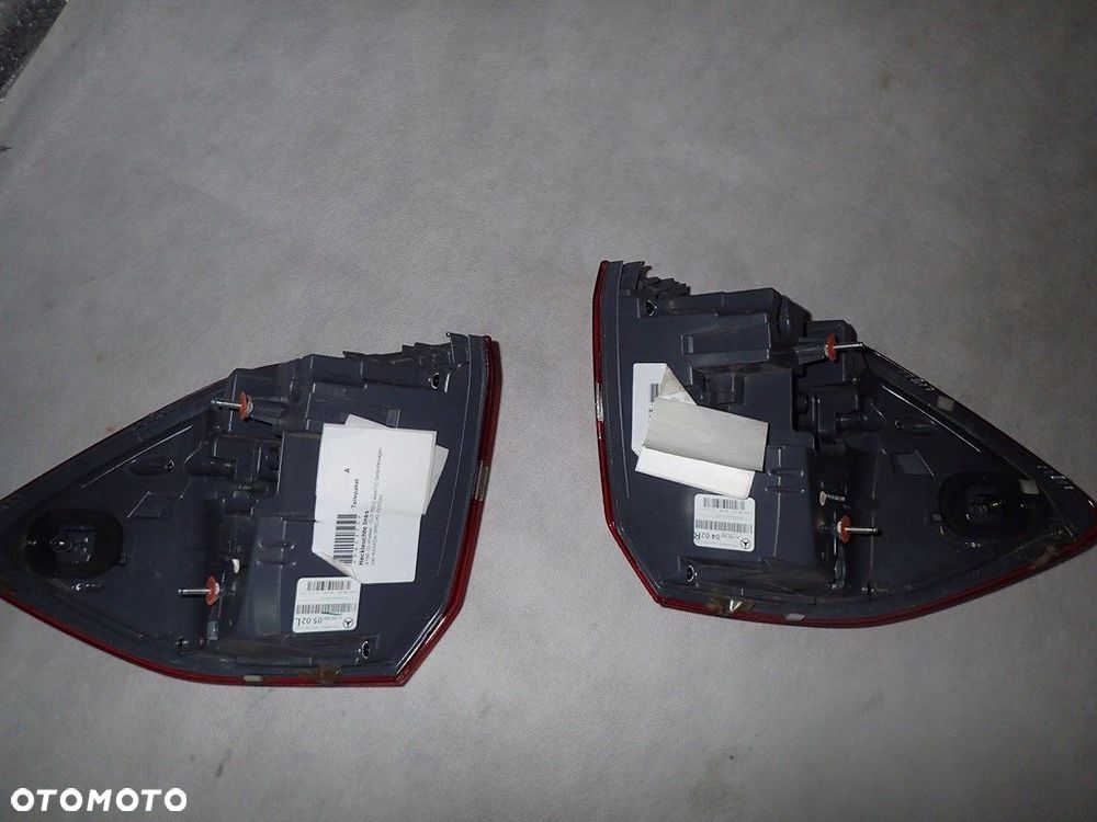 dw mercedes gls x166 zderzak klapa lampy tył - 9
