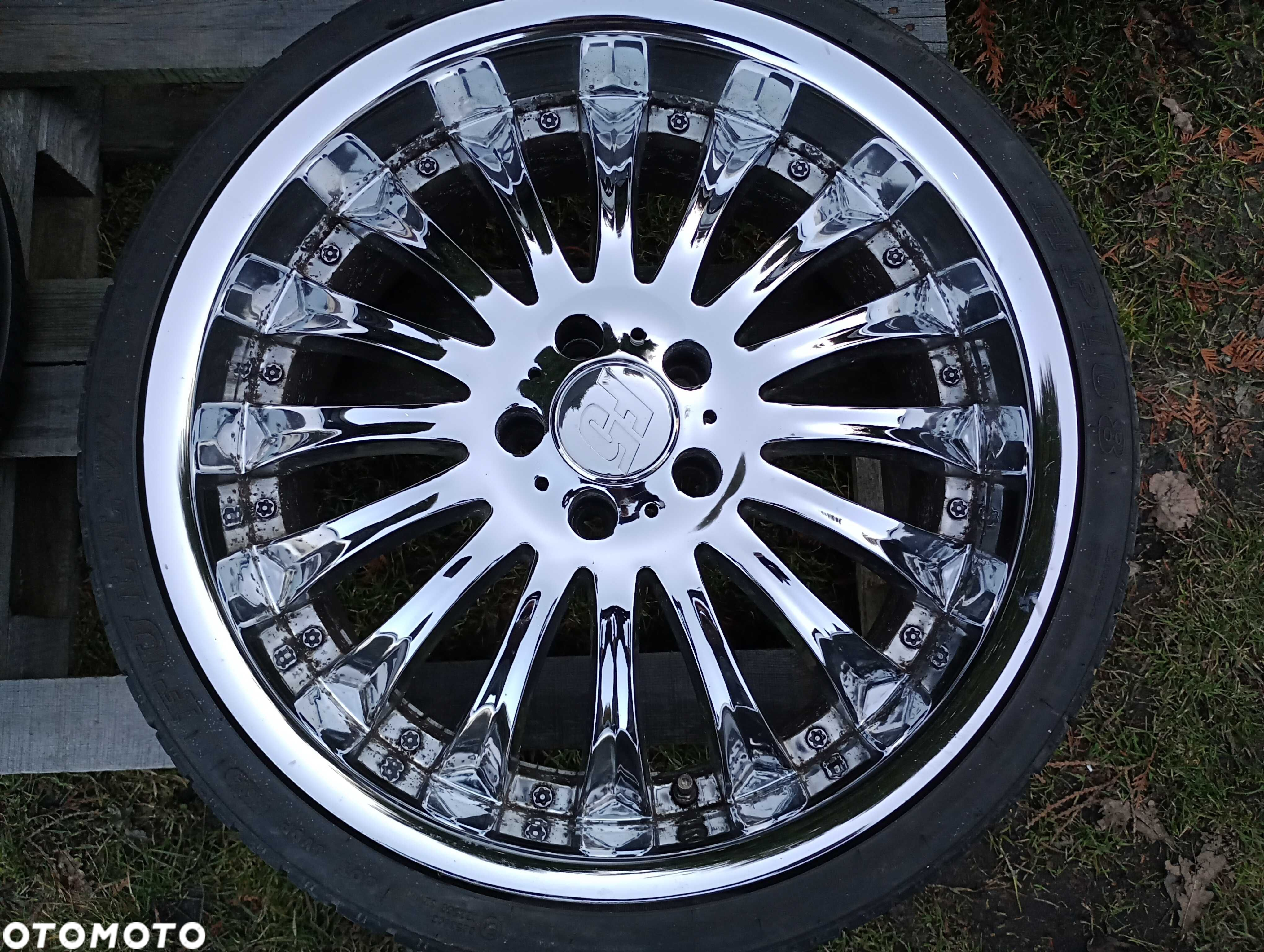 Alufelgi 19 cali 5x112 Mercedes Audi VW Seat Skoda BMW i inne CHROM - 5