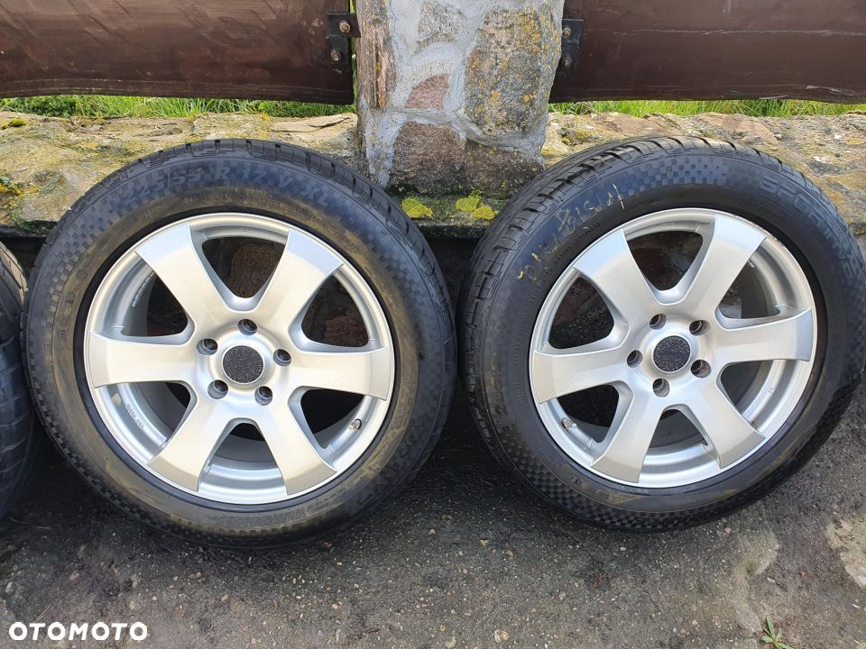 OPEL VECTRA C INSIGNIA felgi aluminiowe 7.5Jx17H2 ET45 OPONY 225/55 R17 ROK PRO.2016 - 2