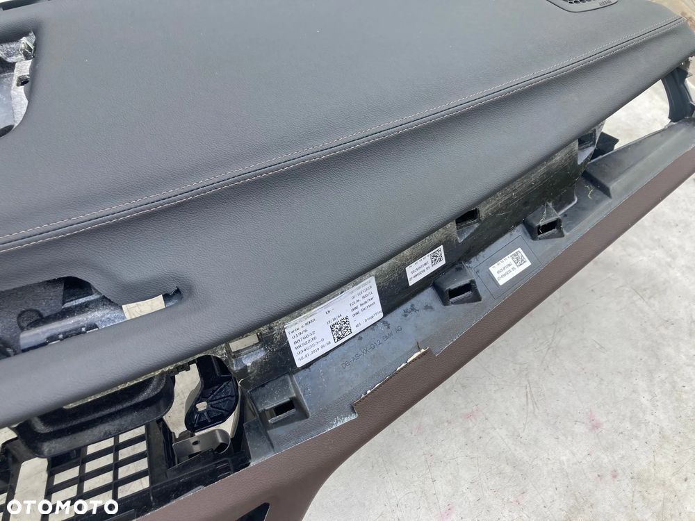 BMW 7 G11 G12 DESKA KONSOLA KOKPIT PULPIT PÓŁKA PARAPET PODUSZKI POWIETRZNE KIEROWCY PASAŻERA KOLAN AIRBAG PODUSZKA POWIETRZNA KOLANOWA KURTYNY AIR BAG FOTELA W FOTEL PASY PAS naprawa !!! - 8