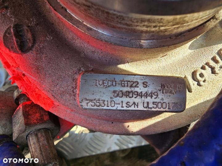 TURBOSPRĘŻARKA TURBO TURBINA GT22S IVECO EUROCARGO 3.9 TECTOR 177 180 182 KM E4 E5 - 6
