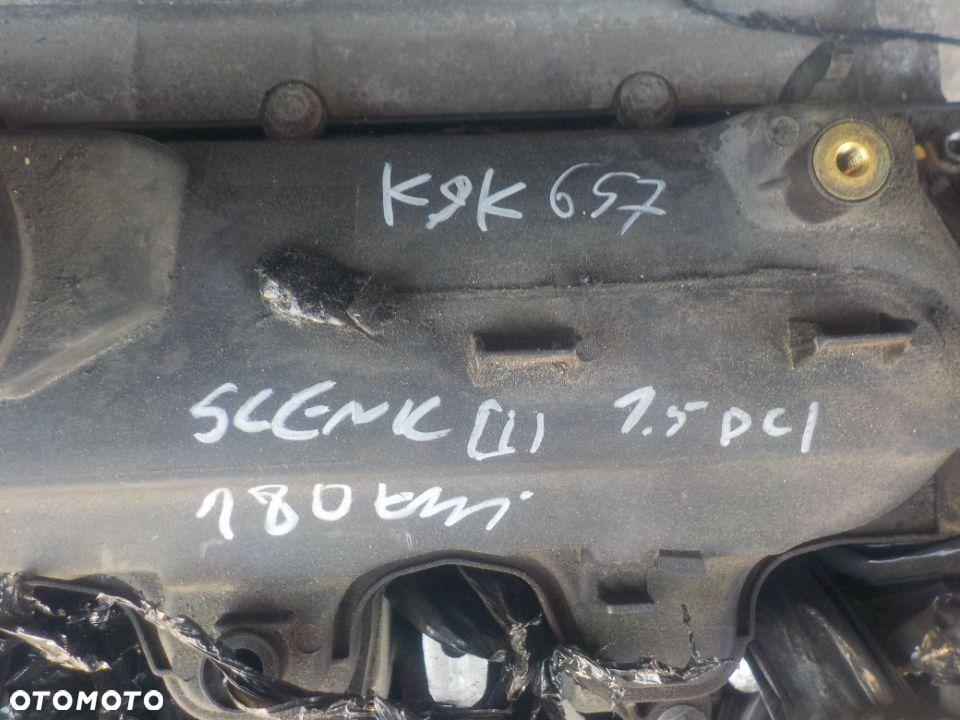 RENAULT SCENIC III 1.5 DCI SILNIK SŁUPEK K9K657 - 7
