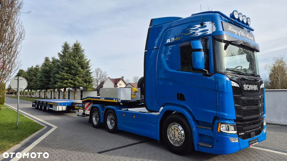 Scania ZESTAW///SCANIA///R540/// BARDZO BOGATA WERSJA/// STAN BARDZO DOBRY///6X4/// 2021///RETARDER///FULL LED/// NACZEPA NISKOPODWOZIOWA/// MAX TRAILER///2019///58000KG/// 2 OSIE SKRĘTNE///OŚ PODNOSZONA - 8