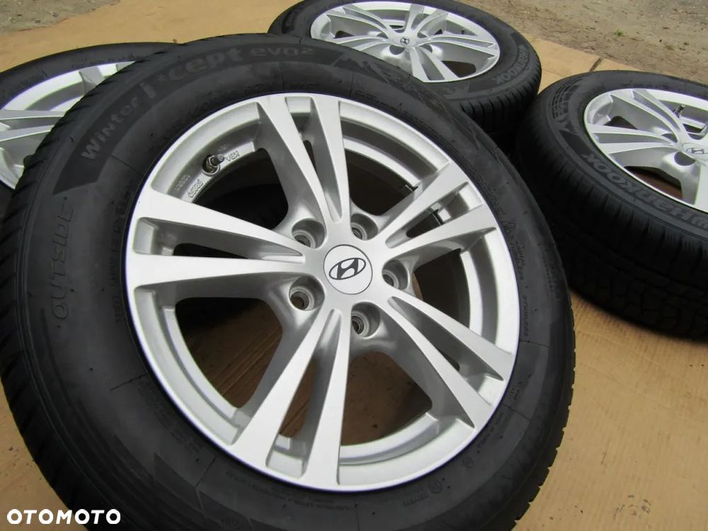 4x Felgi Koła 16 Hyundai i30 I II III ix35 ix20 ix25 Tucson Kia + Opony 205/60 16 + czujniki TPMS - 11