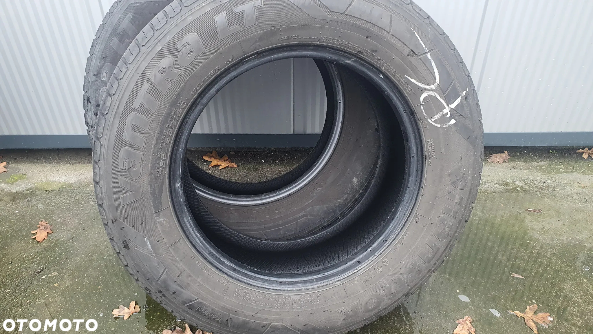 Opona Hankook Vantra LT 235/65 R16C 4mm para 7,5mm - 7