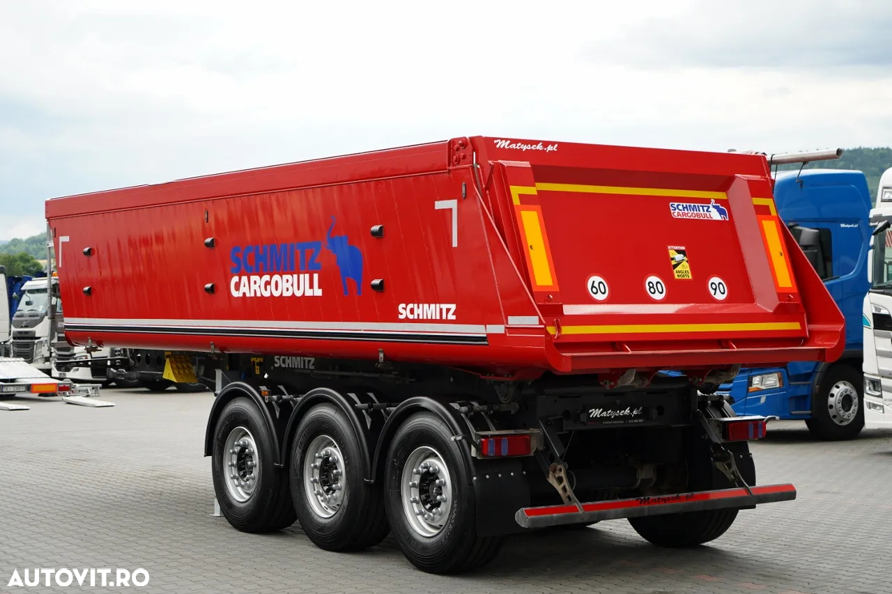 Schmitz Cargobull BASCULĂ / ALUMINIU / 24 m3 / 2021 / ANVELOPE 100% / GREUTATE: 5100 KG / AXĂ RIDICATĂ - 6