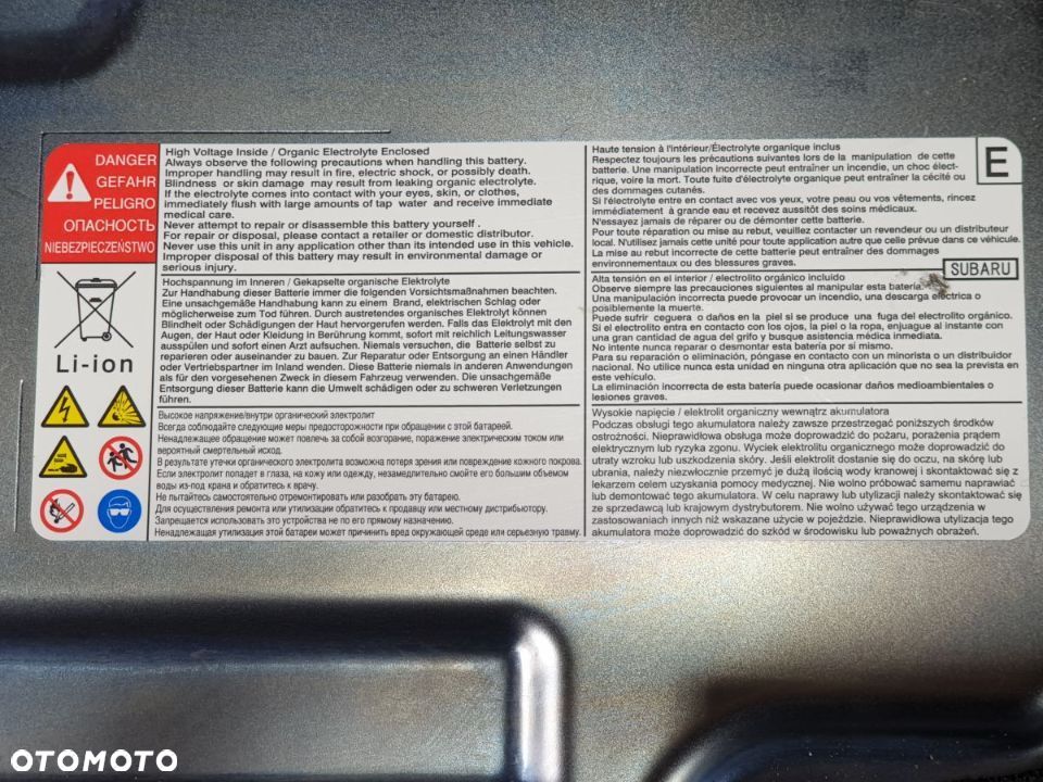 SUBARU FORESTER V 19 22r Bateria Akumulator 2.0 e BOXER HYBRYD - 7