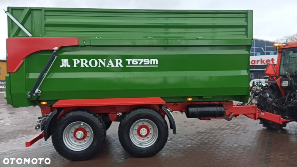 Pronar Przyczepa skorupowa PRONAR T-669 -14.3t; T-700XL -14.7t; T-679M -12t, tandem, nadstawy, plandeka, oś skrętna - 25