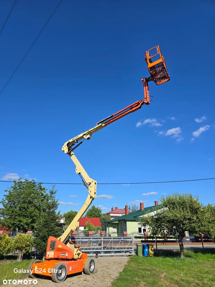 JLG M450AJ podnośnik przegubowo teleskopowy 16m Hybryda diesel+elektryczny //1267Mth// genie haulotte zwyżka Podnośnik koszowy podest ruchomy Access platform Cherry picker boom lift Koła nie brudzące - 23