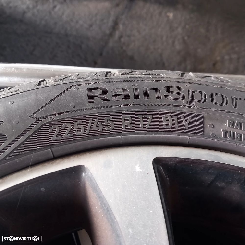 Jantes 17 com pneus bons fiat tipo ano.2017 - 2