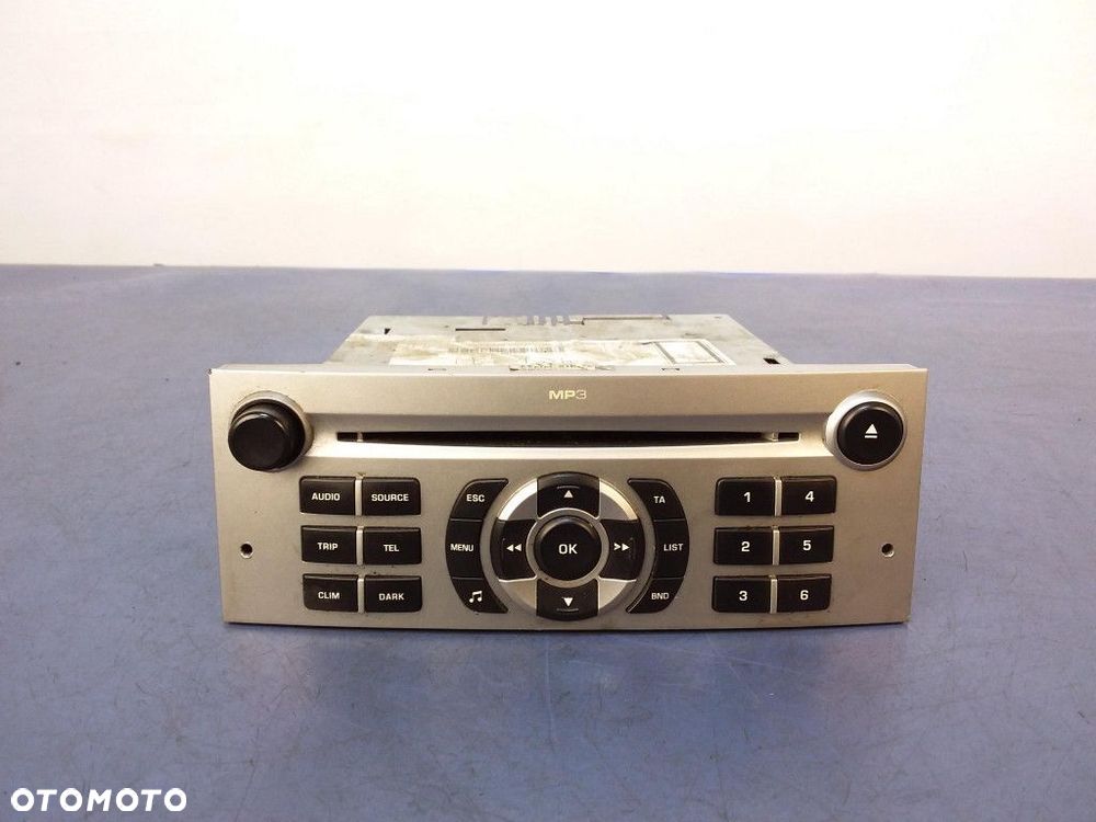 PEUGEOT 407 I RADIO RADIOODTWARZACZ CD 7645110393 - 1