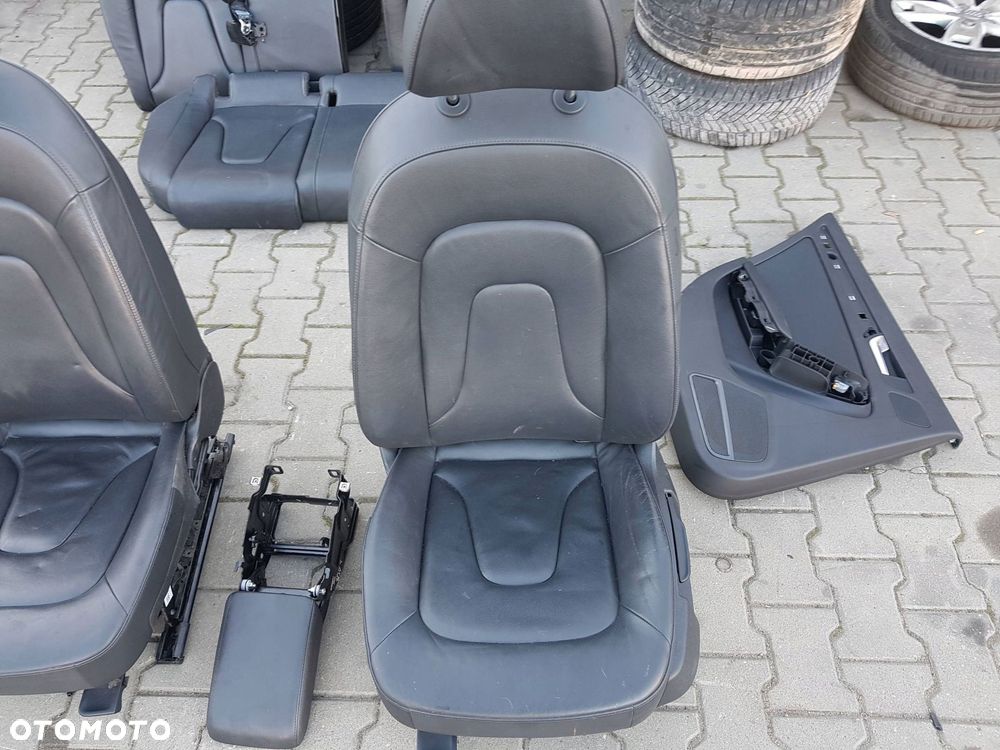 AUDI A4 B8 08-11r SEDAN FOTELE SKÓRZANE KANAPA - 5