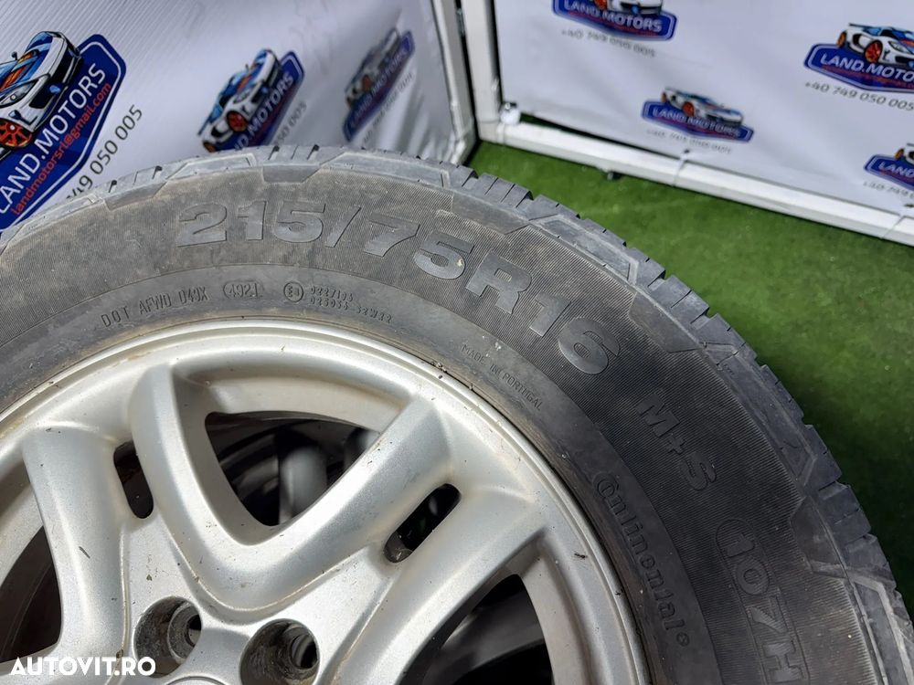 JANTE LAND ROVER R16 / 5x108 / FREELANDER 2 / 215/75 R16 M+S 107H / E-DOT / 6,5JX18 CH ET50 /  + CAUCIUCURI (X4) - 8