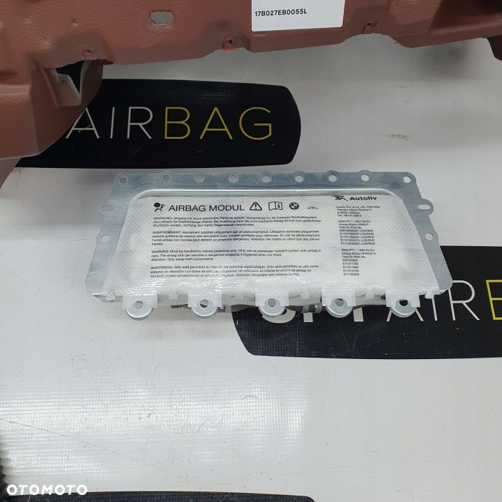 BMW F10 F11 DESKA ROZDZIELCZA KONSOLA KOKPIT PULPIT PODUSZKI AIRBAG AIR BAG PASY KIT SET - 14