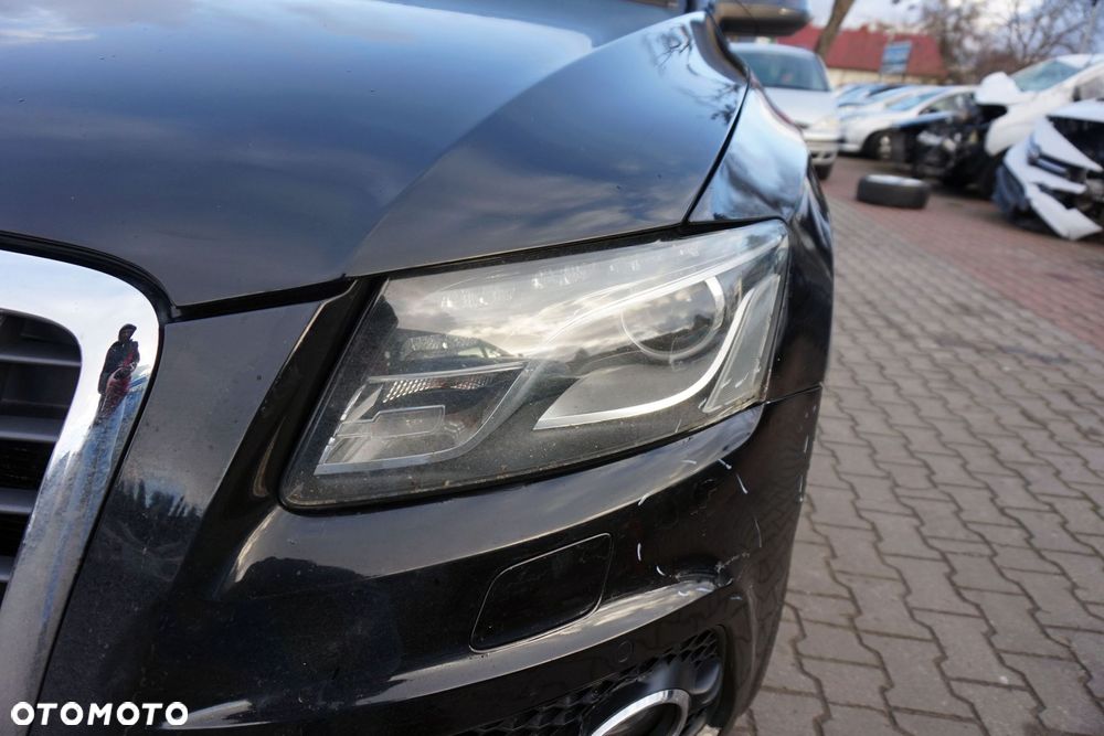 MASKA ZDERZAK BŁOTNIKI LAMPY Q5 I 8R LZ9Y XENON SPRYSKI S-LINE AUDI 2008-2012 CZARNY PRZÓD KOMPLETNY - 26
