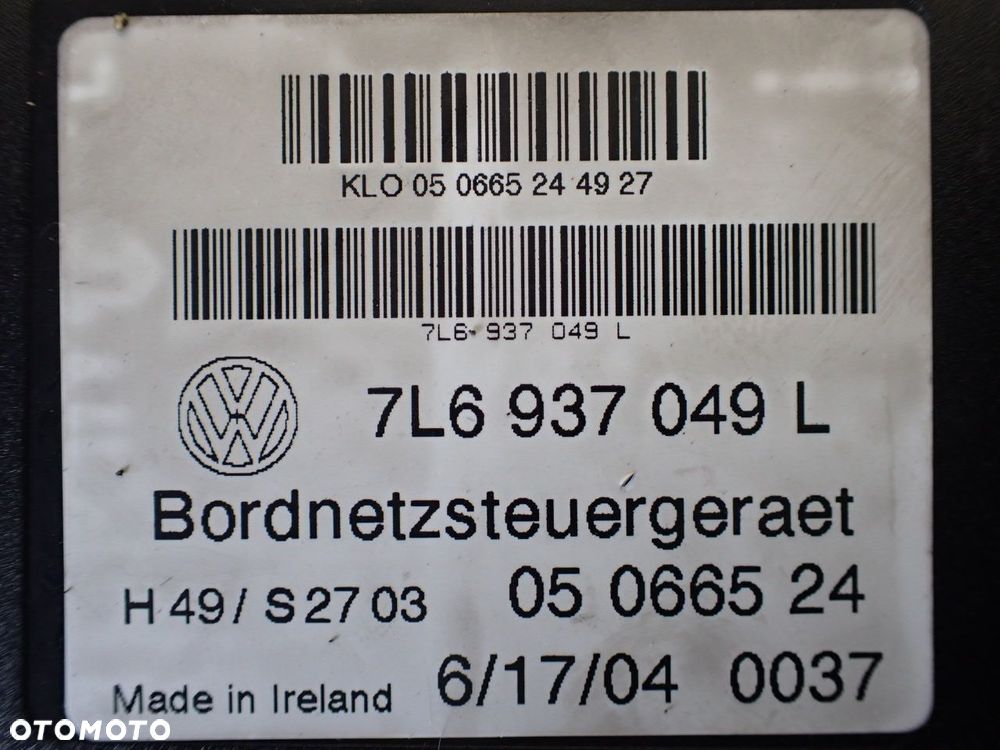MODUŁ KOMFORTU VOLKSWAGEN TOUAREG 5.0 7L6937049L - 3