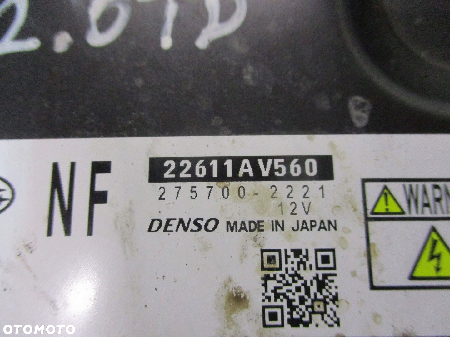 KOMPUTER SILNIKA STEROWNIK SUBARU LEGACY V 2.0 TD 22611AV560 275700-2221 - 2