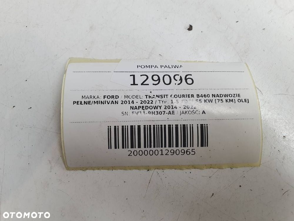 POMPA PALIWA PŁYWAK FV11-9H307-AE 1.5 TDCI FORD TRANSIT COURIER B460 - 8