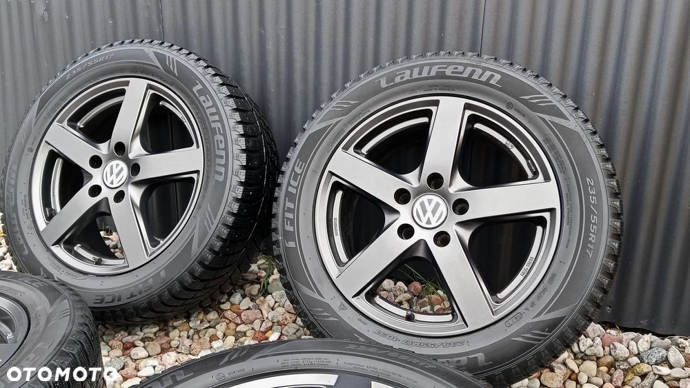 T5 T6 Transporter Multivan Caravelle Volkswagen 5x120 17 Koła Felgi Opony Zimowe - 6