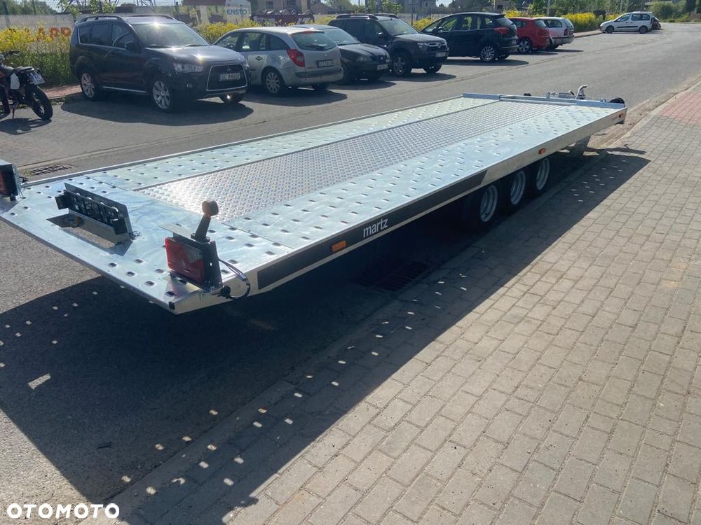 Martz Laweta Martz GT KIPPBAR 580/3 DMC 3500kg 580x206cm  3 osie uchylana hydraulicznie wypełnienie sklejka+alu Częstochowa - 9