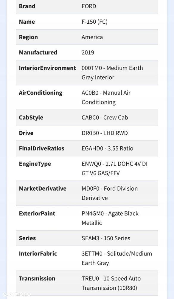 FORD F150 LIFT 17- 2.7 RURA POWIETRZA DOLOT WĄŻ - 6