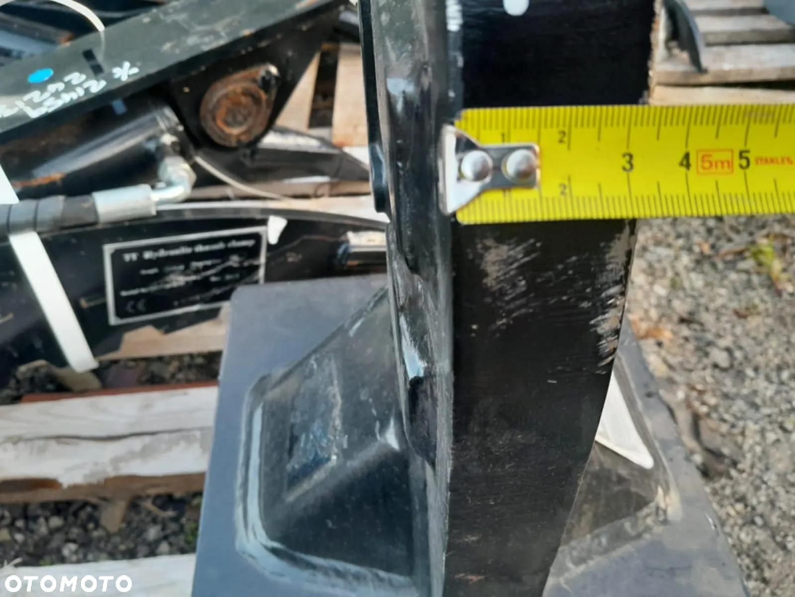 Zrywak pazur ząb kieł do kamieni korzeni do koparki sworznie fi40mm. Haner NOWY - 8