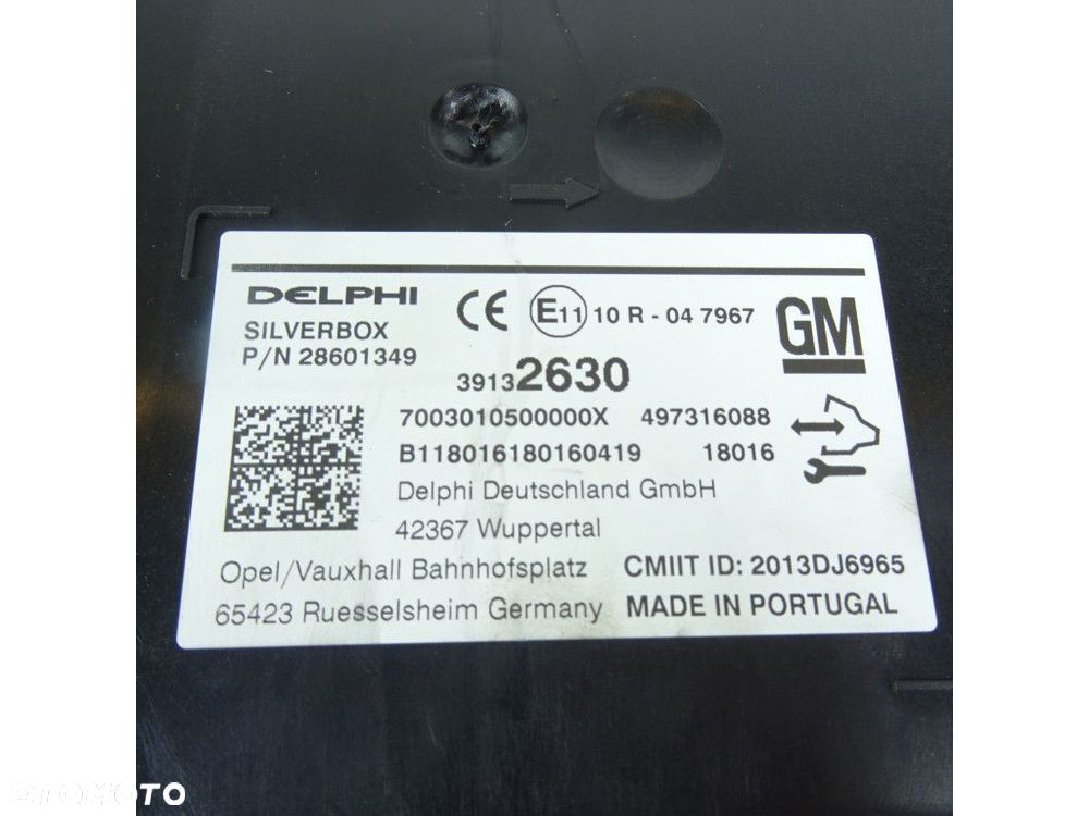 OPEL INSIGNIA B MODUŁ SILVERBOX RADIA NAV 39132630 - 2