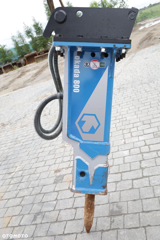 Młot hydrauliczny Okada 800 Breaker Hammer 393 kg - 13