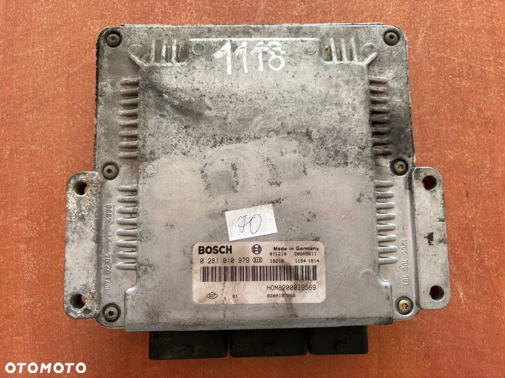 KOMPUTER STEROWNIK SILNIKA RENAULT SCENIC III 237101074R  281010979 - 1