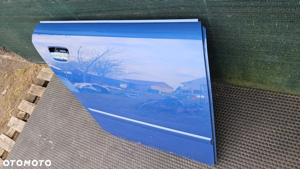 Drzwi Tył Tylne Poszycie Lewe Prawe Niebieskie LZ5W Audi A4 B6 Oryginalny lakier - 26