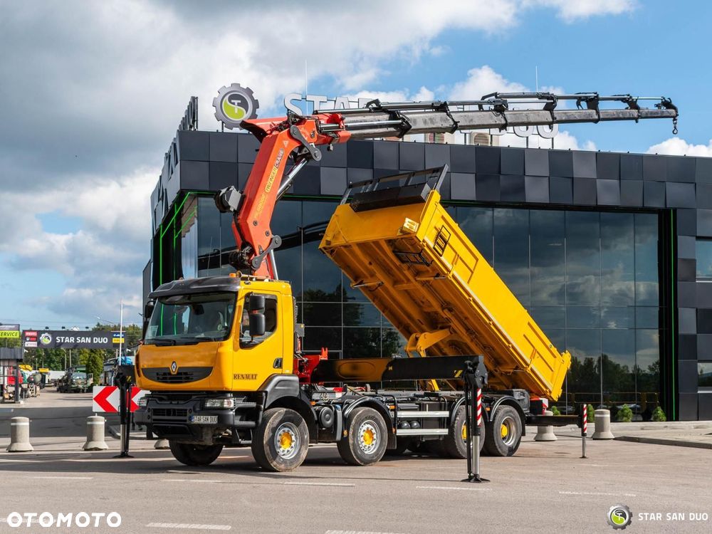 Renault KERAX 450 8x4 PALFINGER PK 60002 Żuraw HDS Wywrotka Wciągarka - 6